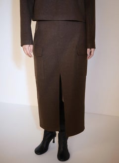 MANGO Casual Cargo Skirt With Slit  - Image 1