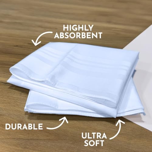 HEELIUM Bamboo Handkerchief for Men & Women | Ultra Soft & Absorbent | Multipurpose Premium Rumal | Large Size 43 x 45 CM - Image 4