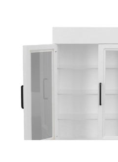 Dilwe Dollhouse Refrigeratorsimulation Miniature Wood Fridgeportable Fridge Refrigerator Decoration Accessories For 1:12 Dollhouse (White)  - Image 4