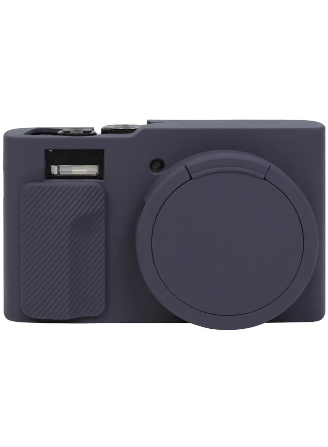 Silicone Case Compatible with Panasonic DC-ZS99 Tz99 Digital Camera Soft Rubber For DC-ZS99 Protective Cover with Removable Lens Cover Anti-Slip Anti-Scratch (Dark Blue) - Image 1