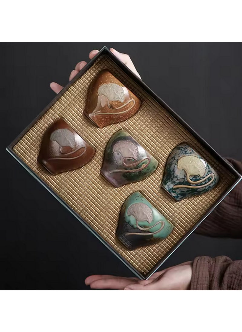 Gift Set Cups  Elevate Your Sip with Elegant and Versatile Coffee and Tea Cup Sets in Four Stunning Colors