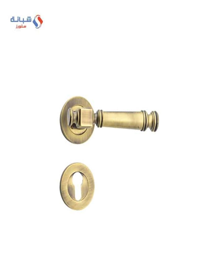 Doganlar Doganlar Dragon Turkish Rosette Cylinder Door Handle Set - Oxide  - Image 1