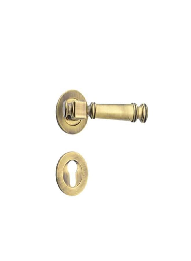 Doganlar Doganlar Dragon Turkish Rosette Cylinder Door Handle Set - Oxide  - Image 2