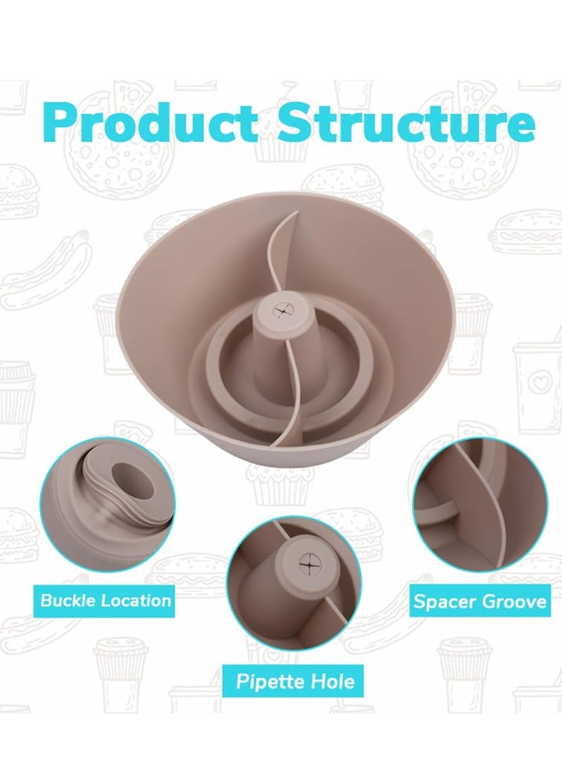 SYOSI Stanley Snack Cup, Snack Tray, Easy to Use, High Heat Resistant Reusable Snack Ring Silicone Snack Tray Compatible with 40oz Stanley Cup  - Image 3