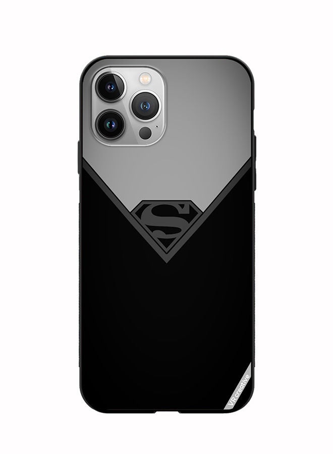 VR CREATIVE Protective Case Cover For Apple iPhone 12 Pro Max Simple Superman Design Multicolour - Image 1