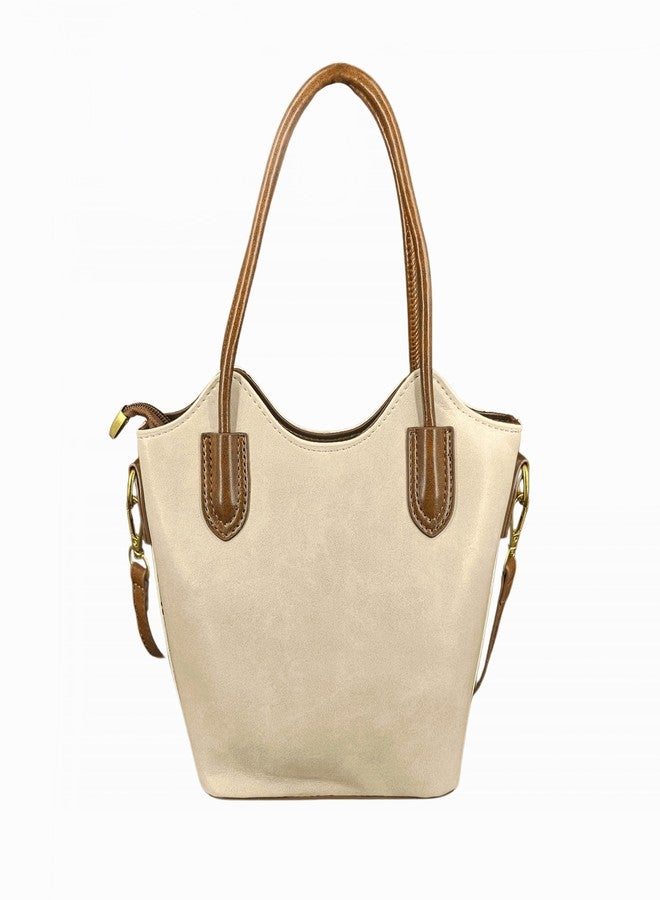 SANTORINI Women’s Bucket Sling Bag | Bucket handbag for women for Casual outings (OFF-White) - Image 5