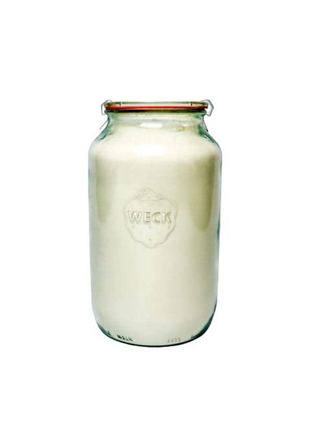 Weck Jars 776 101.4 fl. oz Wide-Mouth Barrel Jar | Large Glass Jar Storage for Food, Sugar, Flour | Safely Store Your Food with an Air-Tight Seal and Lid | Made in Germany, Rust-Proof & BPA-Free - Image 4