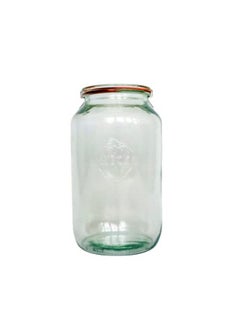 Weck Weck Jars 776 101.4 fl. oz Wide-Mouth Barrel Jar | Large Glass Jar Storage for Food, Sugar, Flour | Safely Store Your Food with an Air-Tight Seal and Lid | Made in Germany, Rust-Proof & BPA-Free  - Image 3