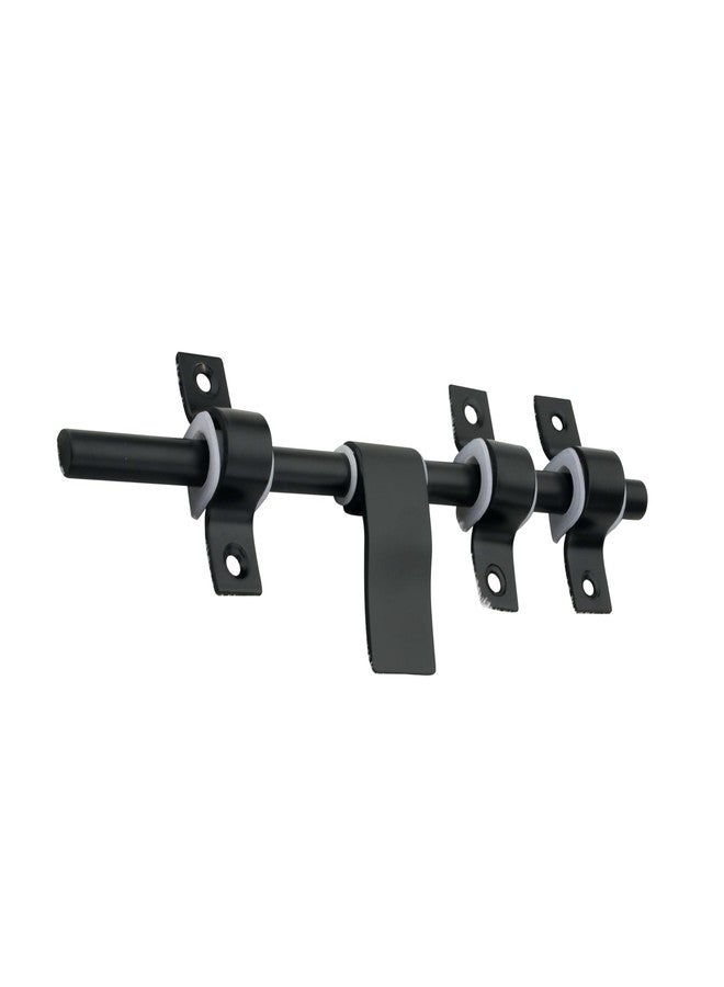 Chitra Wave Stainless Steel Heavy Door Fitting Accessories Full Set/Kit (1 Aldrop, 1 Latch, 2 Handles, 1 Tower Bolt and 1 Door Stopper) (10 Inch, Black) - Image 3