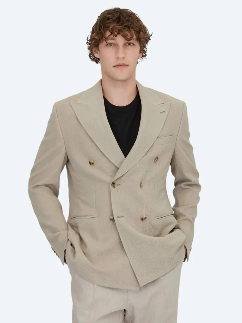 Kip Mink Patterned Comfort Fit Jacket