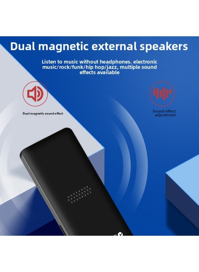 مشغل MP3 - مشغل MP3 بتقنية بلوتوث للطلاب - أخضر (نسخة روسية) منفذ micro USB، يدعم بطاقة ذاكرة 32 جيجابايت، مزود بتقنية بلوتوث + ملحقات كاملة - مشغل موسيقى محمول، قاموس لتعليم اللغة الإنجليزية، جهاز ووكمان، دراسة لاسلكية، يدعم ملفات MP4، استماع للامتحانات - Image 5