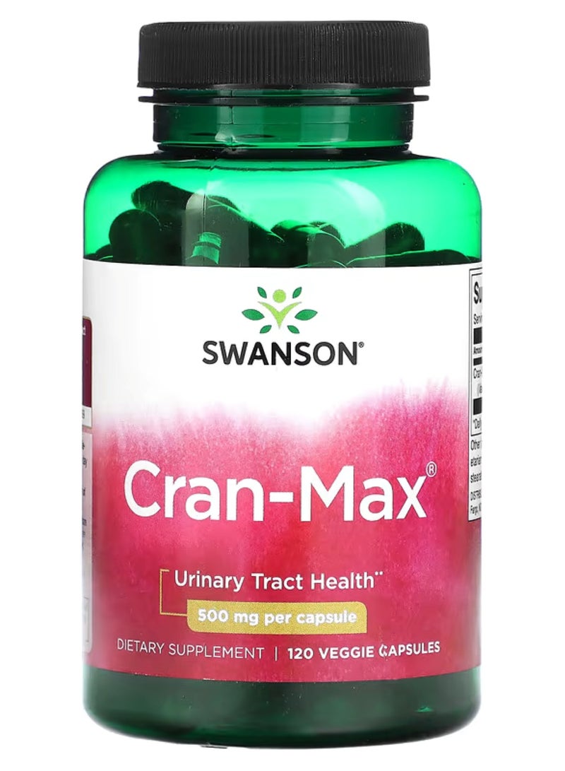 Swanson, Cran-Max, 500 mg, 120 Veggie Capsules