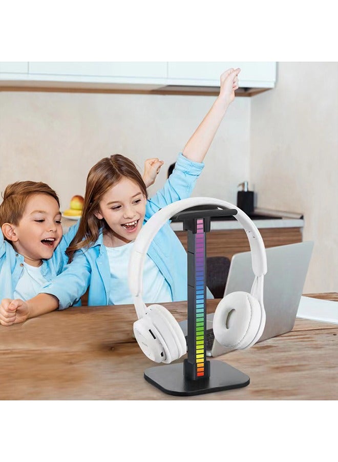 Sharpdo Luminous Game Headphone Stand Headphone Display Stand Detachable with USB Interface - Image 2