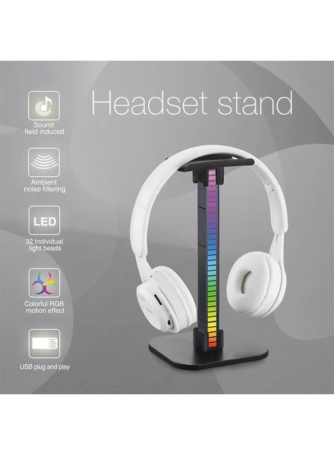 Sharpdo Luminous Game Headphone Stand Headphone Display Stand Detachable with USB Interface - Image 4