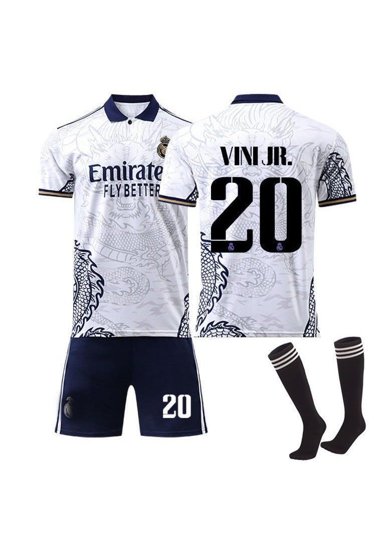 Real Madrid Football Jerseys Dragon Edition Adult And Children Football Jerseys