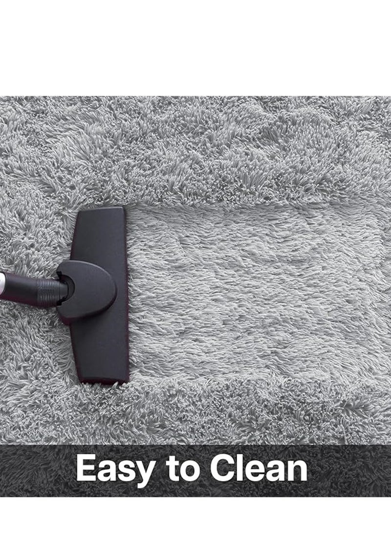 سوبر لينة السجاد ، السجاد منتفخ المنطقة ، ديكور المنزل الحديثة الكلمة حصيرة الطفل ، ومناسبة لغرفة نوم وغرفة معيشة غرفة الأطفال الداخلية ديكور المنزل السجاد ( رمادي ، 200 × 300 سم ) - Image 3