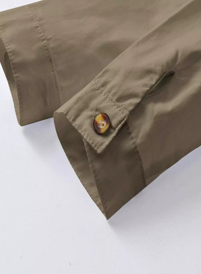 Toddler Boys Pocket Mock Neck Shirt  - Image 3