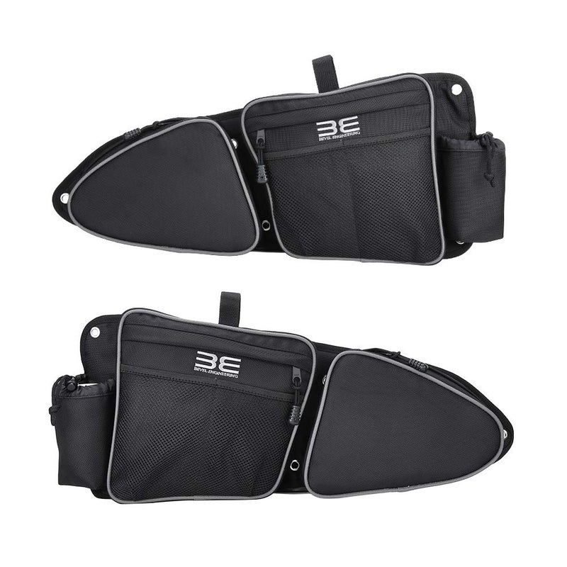 Side Door Bags Premium Offroad Front Door Side Storage Bag Set wKnee Pad Compatible With 20142023 Polaris RZR XP Turbo Turbo S 1000 S900