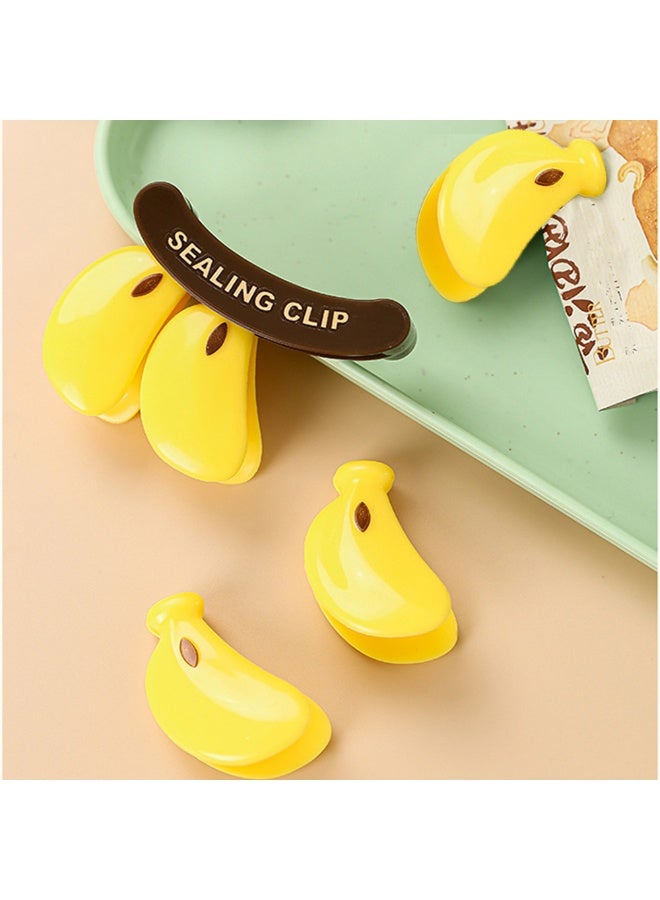 Creative Banana Shaped Sealed Snack Clip, Magnetic Refrigerator Sticker Sealing Clip, Household Kitchen Decoration,For Food Bags, Notes, Kitchen,Classroom Organization And Decor - Image 1