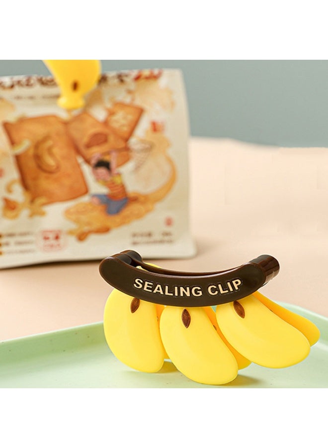 Creative Banana Shaped Sealed Snack Clip, Magnetic Refrigerator Sticker Sealing Clip, Household Kitchen Decoration,For Food Bags, Notes, Kitchen,Classroom Organization And Decor - Image 3