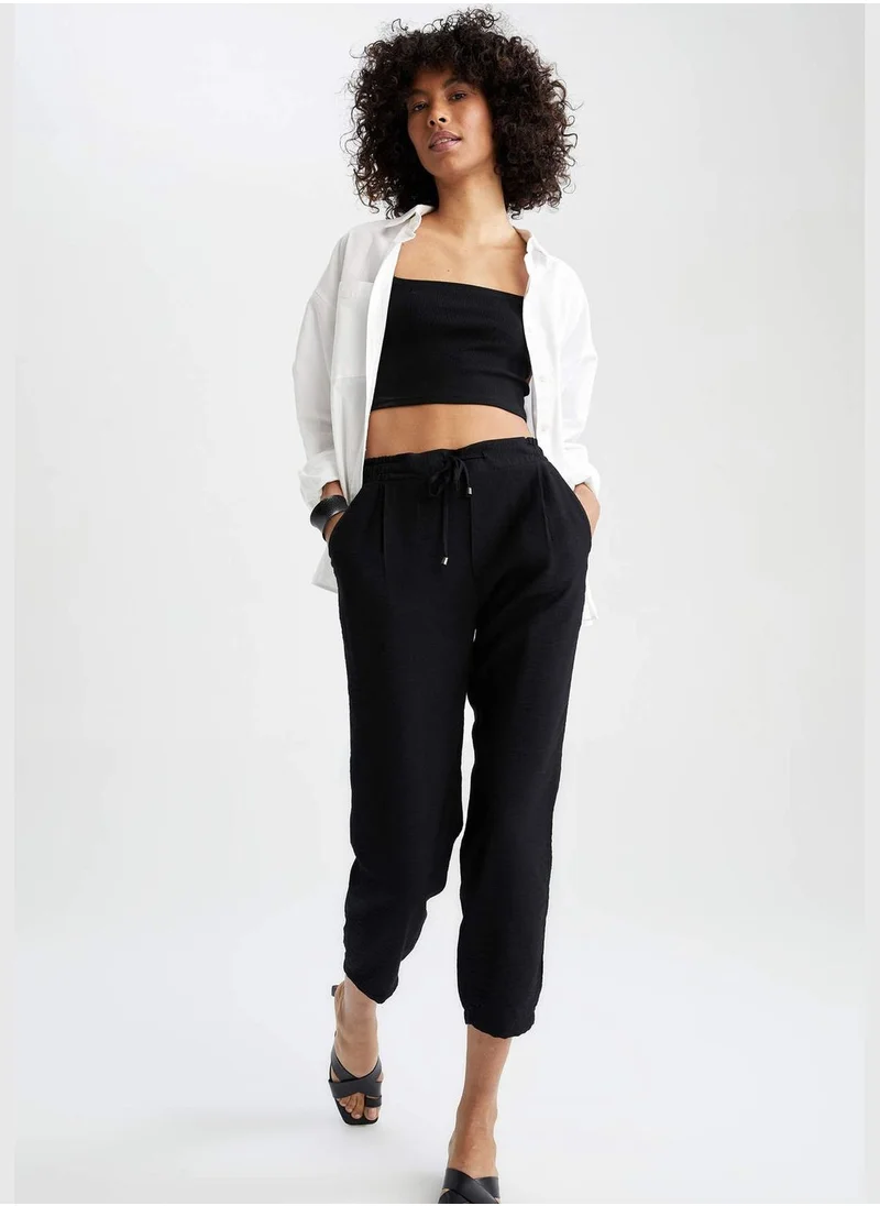 DeFacto Woman Jogger Fit Woven Trousers