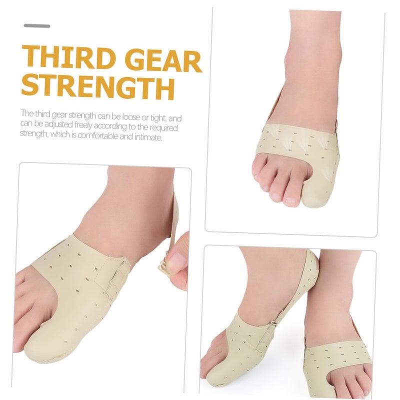 2pcs Breathable Toe Straightener Foot Wrap Hallux Valgus Corrector for Day Night Use Ultra- Comfortable Splint for Varus Valgus Relief Reusable Support for Men and Women Black - Image 3