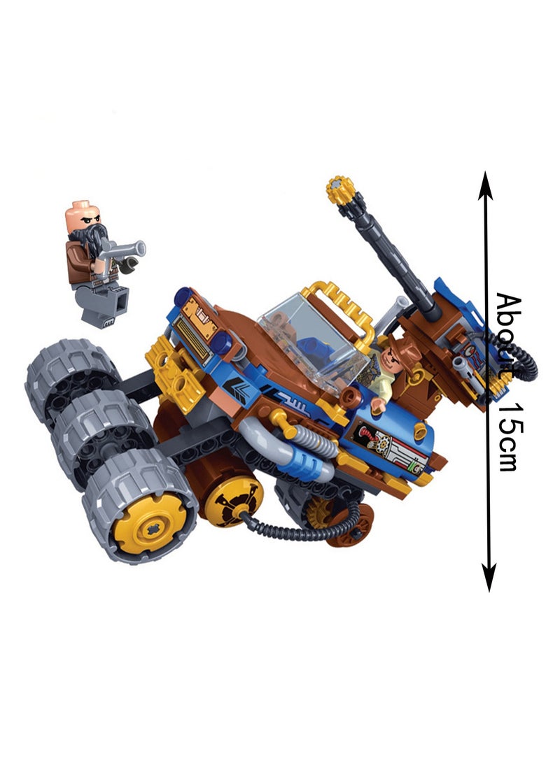 237 Pcs Brown Car Model Set Building Blocks Creative Diy Assembly Building Assembly Toys Children Adult Home Decorations - Image 2