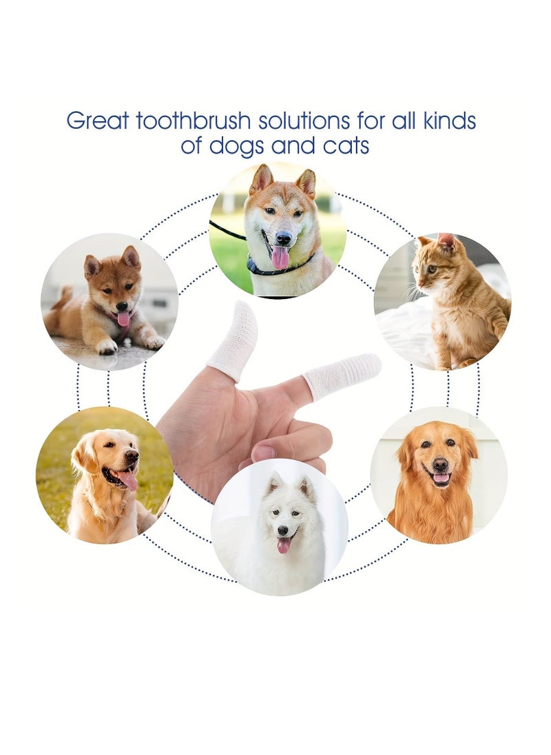 4pcs Dog Finger Toothbrush, 360 Degree Soft Dog Finger Toothbrush For Teeth, Durable And Washable Pet Oral Cleaning Tool - Image 4