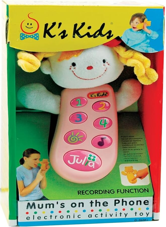 K's Kids K's Kids Mom's on the phone- Julia Children can always hear the voice or song of their loved ones 