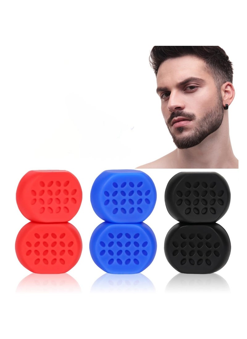 Ru syanl Jaw Exerciser for Unisex 3 Resistance Levels Silicone jawline Shaper Sculpt and Define Your Jawline Say Goodbye to Double Chin Look Younger and Healthier(6Pcs)  - Image 1