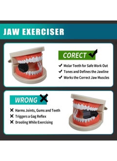 Ru syanl Jaw Exerciser for Unisex 3 Resistance Levels Silicone jawline Shaper Sculpt and Define Your Jawline Say Goodbye to Double Chin Look Younger and Healthier(6Pcs)  - Image 2