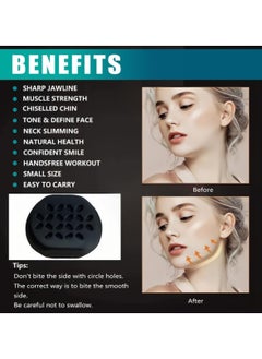 Ru syanl Jaw Exerciser for Unisex 3 Resistance Levels Silicone jawline Shaper Sculpt and Define Your Jawline Say Goodbye to Double Chin Look Younger and Healthier(6Pcs)  - Image 4