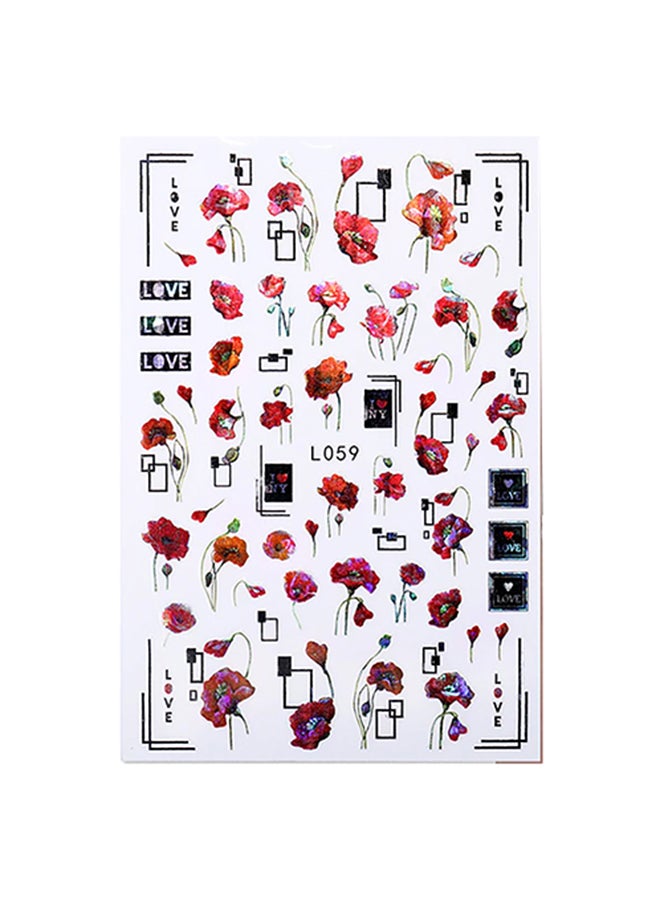 brunson 3D Design Stickers For Nails Art Decoration L059 - Image 1