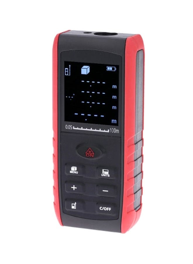 NIBEMINENT Portable Handheld Digital Laser Distance Meter Black/Red 11.5x5x2.5cm  - Image 4