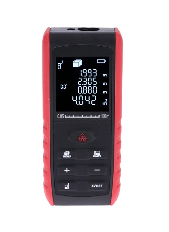 NIBEMINENT Portable Handheld Digital Laser Distance Meter Black/Red 11.5x5x2.5cm  - Image 1
