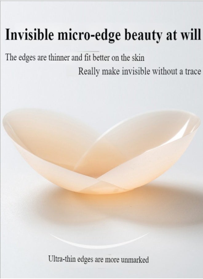 Healife Nipple Covers - Silicone Nipple Covers - Cake Body Nipple Covers, Anti-collision, Glue-Free, Self-Adhesive, Reusable Female Nipple Covers Anti-collision, Glue-Free - 2 pieces  - Image 4