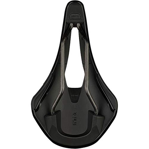 Fizik Vento Argo R1,Road Cycling Short-Nose saddle, Black, 150mm - Image 4