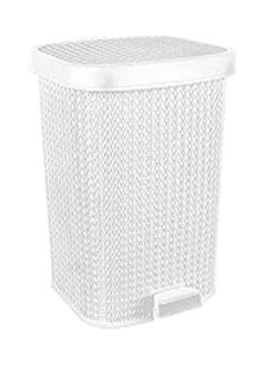 Turt El helal & el negma turt medium trash bin - white 