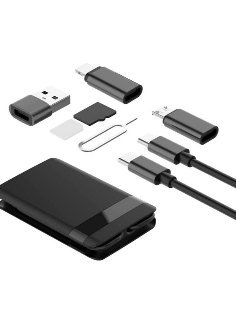Generic - Multi Functional Box/Type-C to Type-C Cable Charge Sync Cable/Type-C to USB/Type-C to Lightning/Type-C to Micro/Compatible with iPhone 14Pro/14ProMax - Image 1