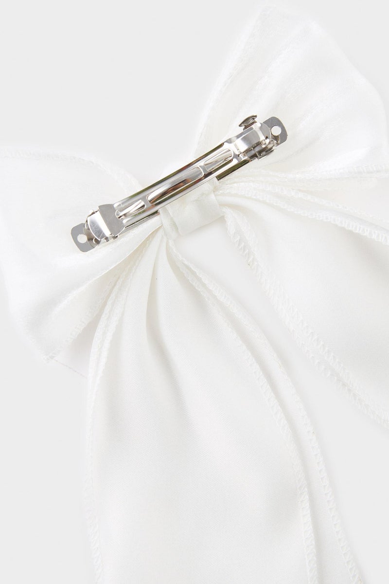 DeFacto White Girl Girl Ribbon Hair Clips Casual - Image 4