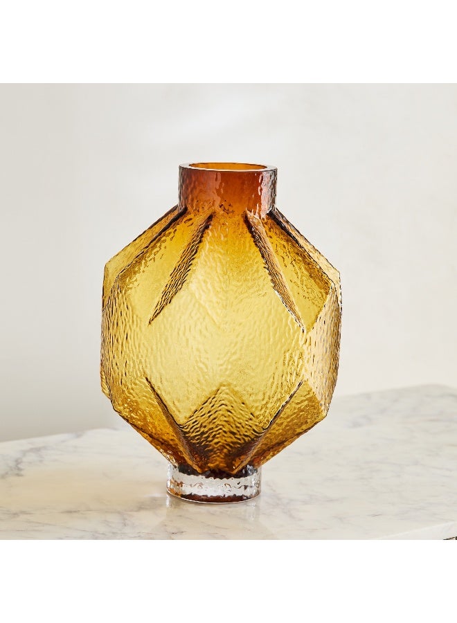 Home Box Pedro Decorative Heavy Glass Vase - 20x27.5 cm - Image 2