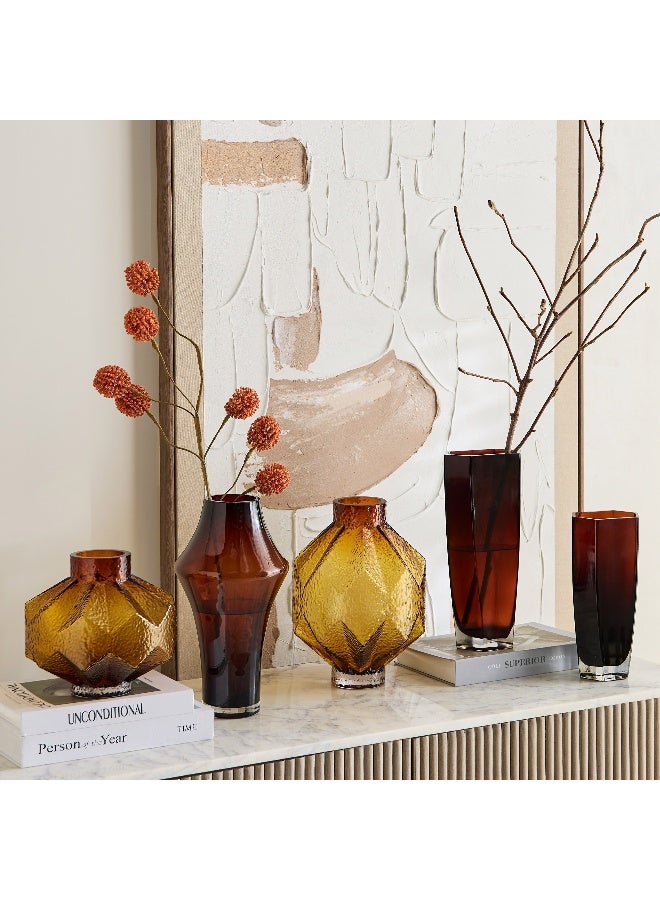 Home Box Pedro Decorative Heavy Glass Vase - 20x27.5 cm - Image 4