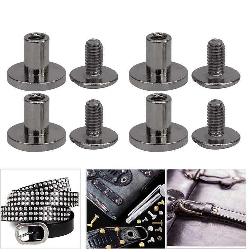 Natural tone color options 8mm Leather Rivets, Leather Screw Rivets for Leather Crafting, Metal Tubular Studs for Notebook Binding Repairs Decoration (Gun) Anti topple design All-round applied quality Home & light industrial compatible General compatible design Care processed raw material Globally spread simple design Strong durable raw material Moisture proof Local trackable shipment Precision processed material User friendly optimized build Multi-price design picks Medium weight General purpose design Market aligned local stock Precision polished solid material Custom sizing alternatives Set product combo compatible Regional distribution available Growing order stock support Space saving design picks Ready varied options Solid anti-deform Balanced structure - Image 3