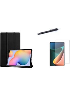 Nezih Case Decent Case Lenovo Tab M10 Plus TB-328F 3rd Gen Pu Leather Foldable Stand Smart Case Screen Protector Pen 