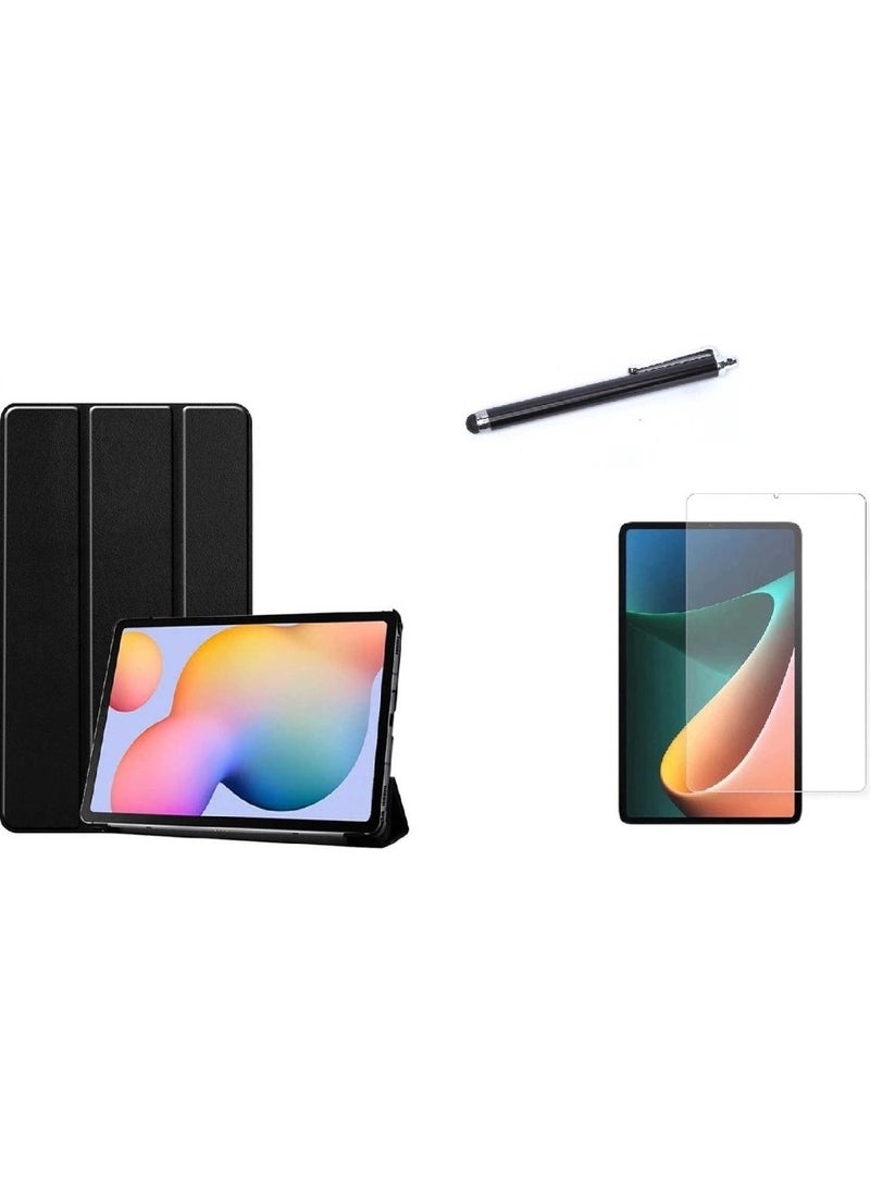 Nezih Case - Decent Case Lenovo Tab M10 Plus TB-328F 3rd Gen Pu Leather Foldable Stand Smart Case Screen Protector Pen - Image 1