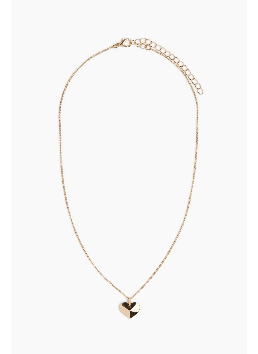 H&M Heart-Pendant Necklace