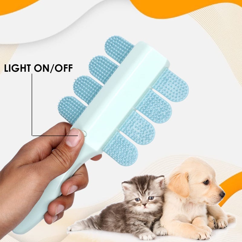GLAN Pets Grooming Tools for Dogs Self Cleaning Grooming Accessories Set for Cats and Dogs (Led Pet Comb) - Image 4