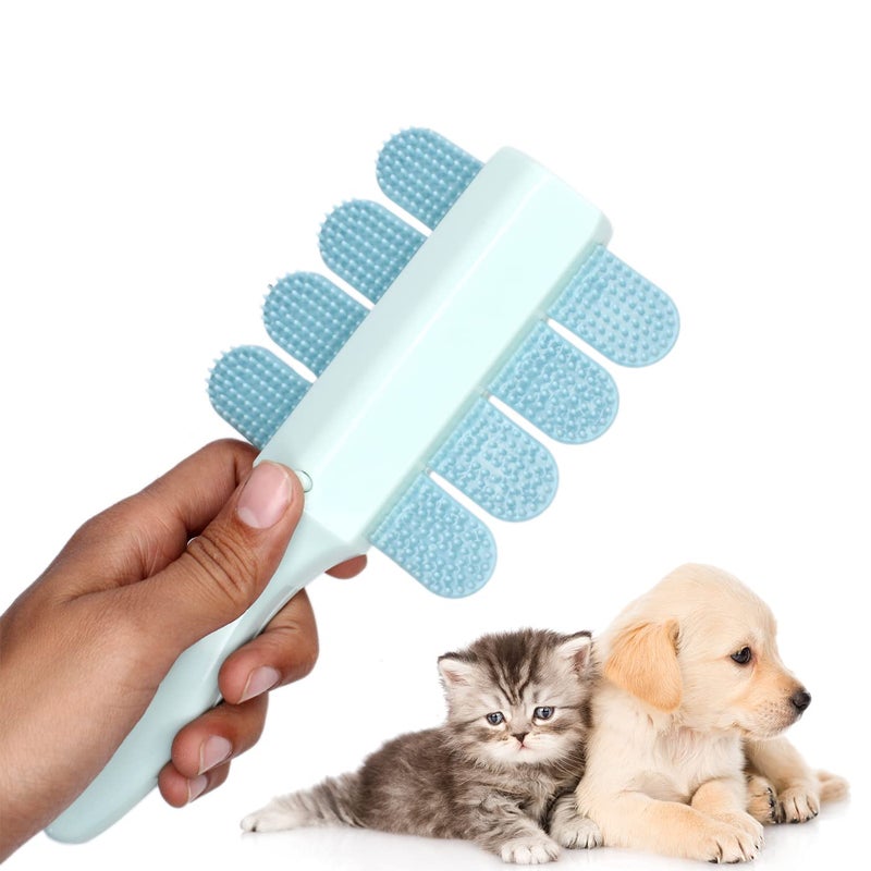 GLAN Pets Grooming Tools for Dogs Self Cleaning Grooming Accessories Set for Cats and Dogs (Led Pet Comb) - Image 1