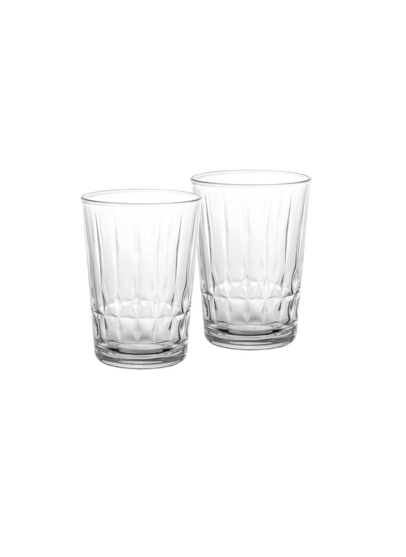 Pasabachi - 12 Pieces A Set Of Cups For Turkish Water And Tea Clear Round Glass 235 ML - Image 1