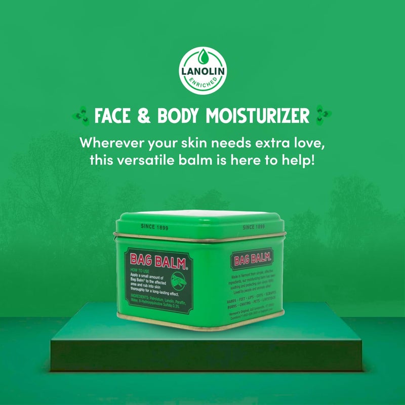 Bag Balm Vermont's Original for Dry Chapped Skin Conditions - Hand & Body (4 Ounce (Pack of 3)) - Image 4